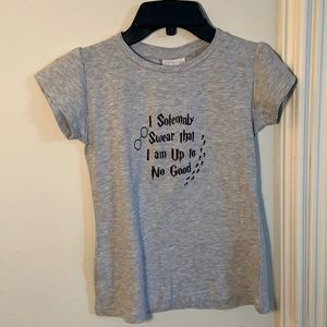 Harry Potter Grey Kids Shirt 10/12